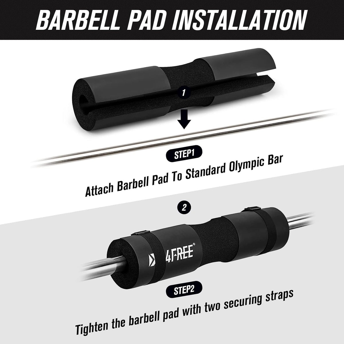 7/9Pcs Barbell Pad Set for Squat, Hip Thrusts, Lunges, Leg Day
