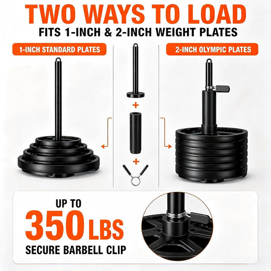 Cable Pulley System for Home Gym, 350LBS LAT Pulldown Attachment