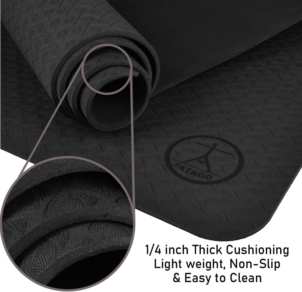 Extra Large Yoga Mat 84" Extra Wide Non Slip Thick Exercise Mat