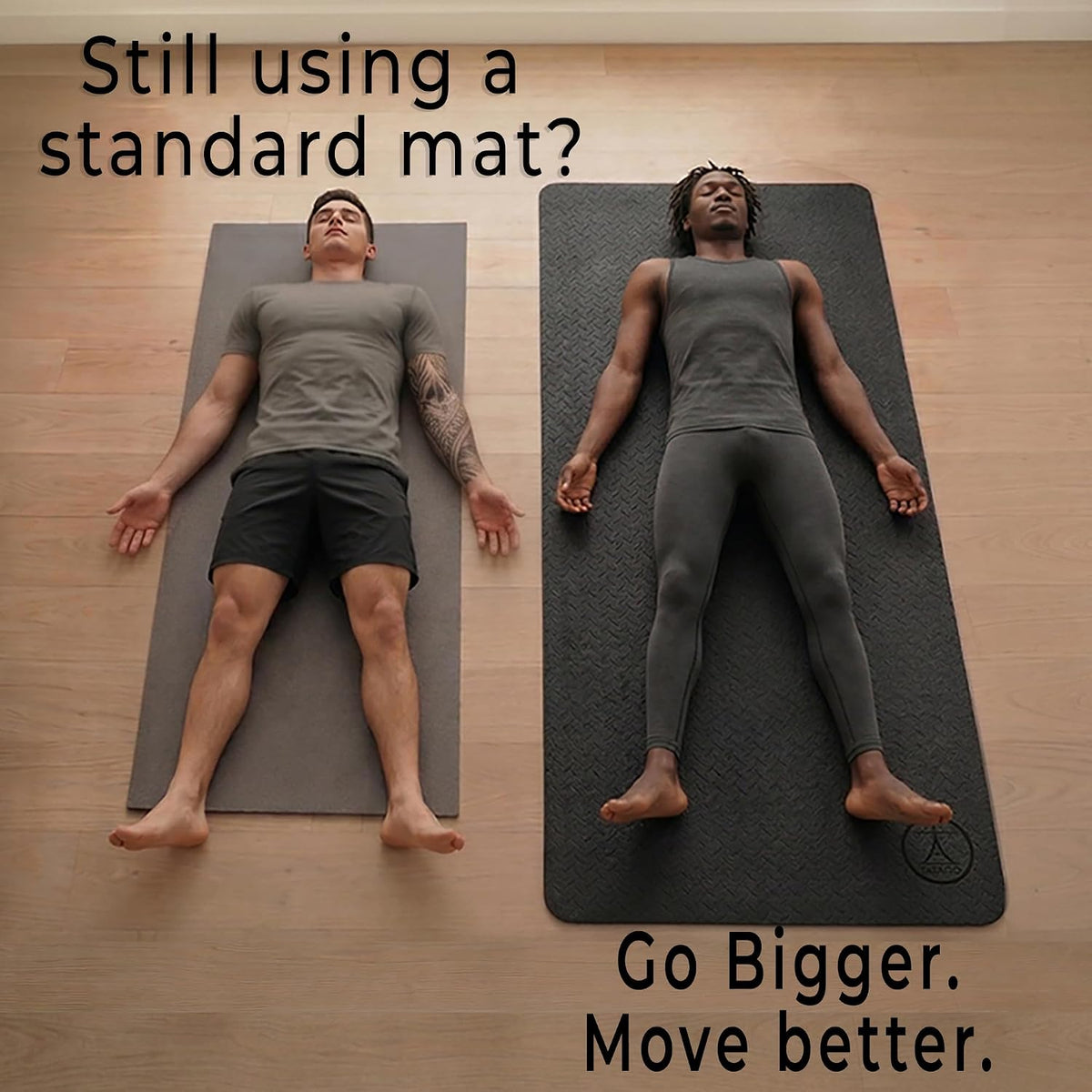 Extra Large Yoga Mat 84" Extra Wide Non Slip Thick Exercise Mat